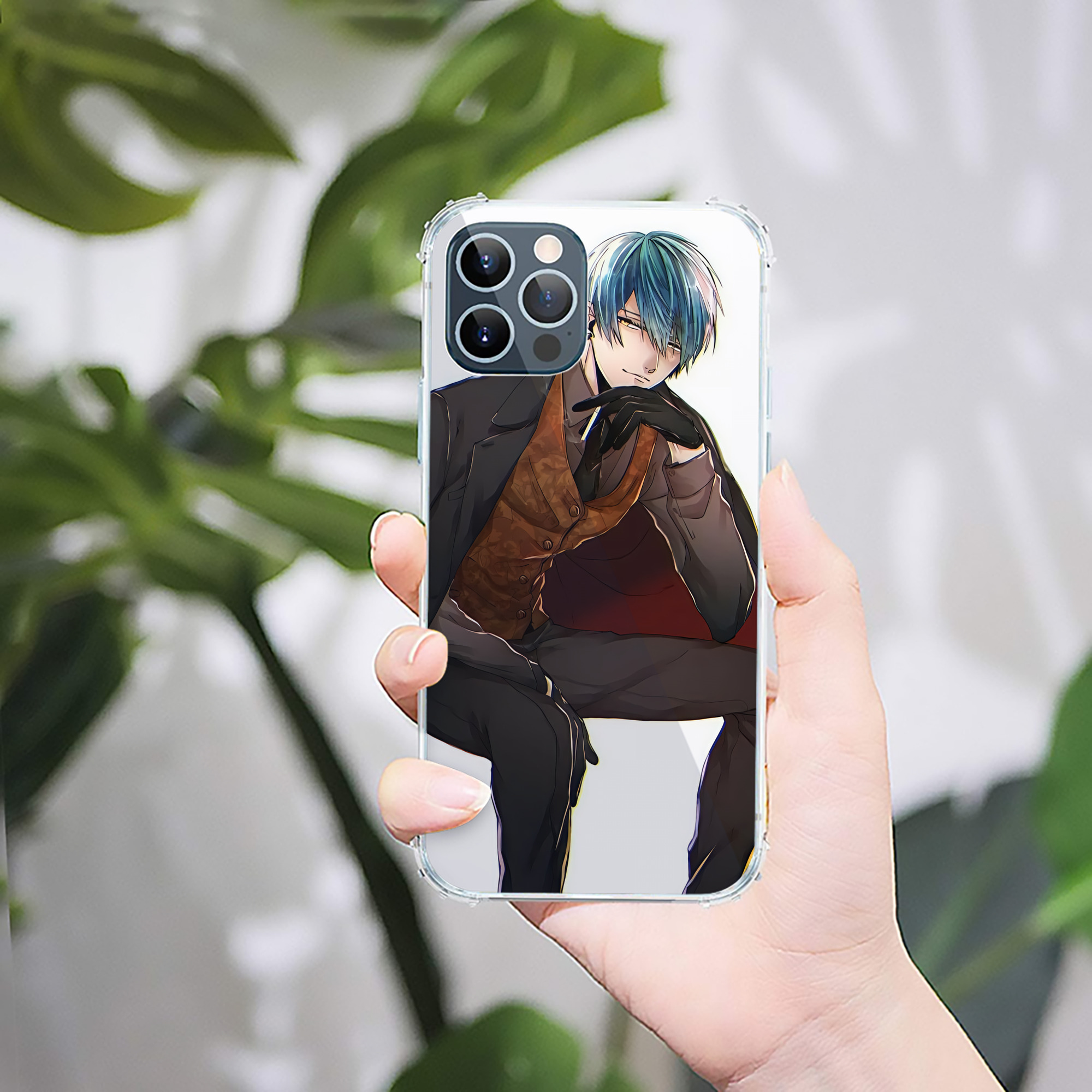 （画像用） 刀剣乱舞 Touken Ranbu 【iPhone 12シリーズ対応】透明スマホケース（クリアソフトケース）